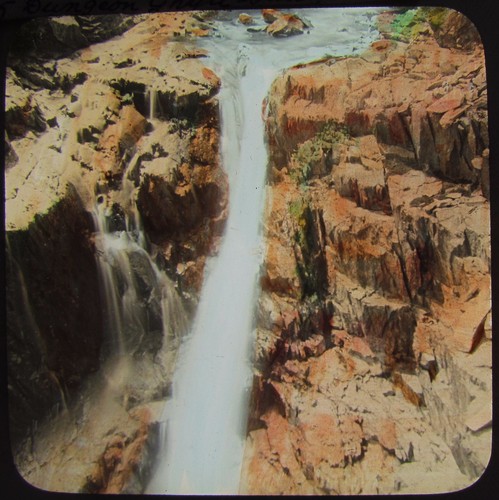 Glass magic lantern slide - magic,