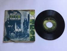*(Stra) 45 GIRI Vinile BEATLES Let it be. You known my name
