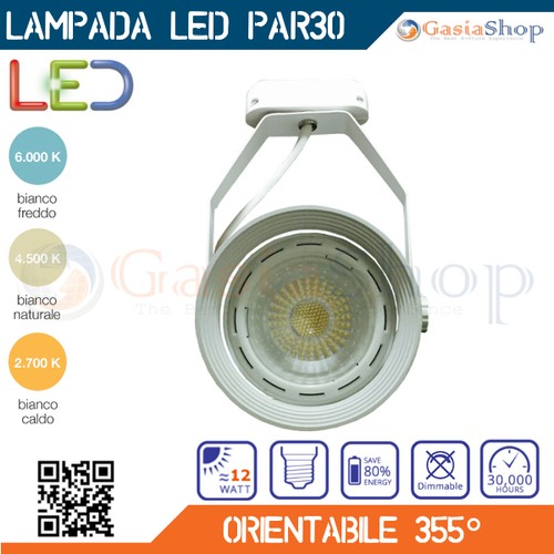 Lampada led par30 - 12, watt