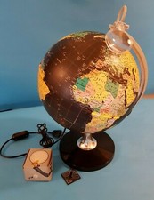 ? MAPPAMONDO LUMINOSO DIAMETRO 26 CM FISICO POLITICO  NOVA RICO VINTAGE 