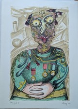 Litografia - Enrico Baj