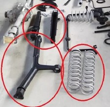 2x MOLLE AMMORTIZZATORI POSTERIORI ALFA ROMEO GIULIA 105 115 SPIDER GT JUNIOR 