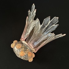 Tazza Coppa 17x17 cm Portalampada Vetro Murano Ricambio Replacement Lampadario