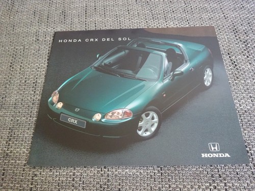 Brochure honda crx - brochure,