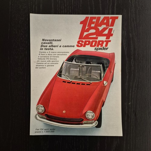 1966 fiat 124 sport spider - fiat,