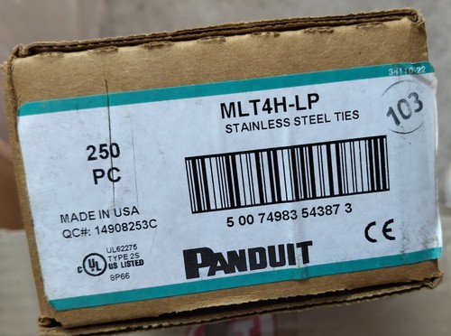 Panduit mlt4h fascette in - fascette,