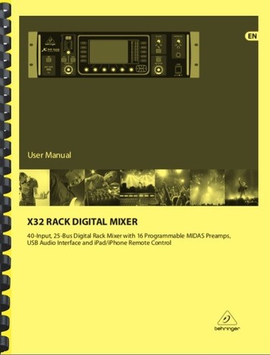 Behringer x32 rack mixer - behringer,