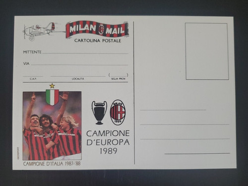 Milan campione italia - campione, 1988