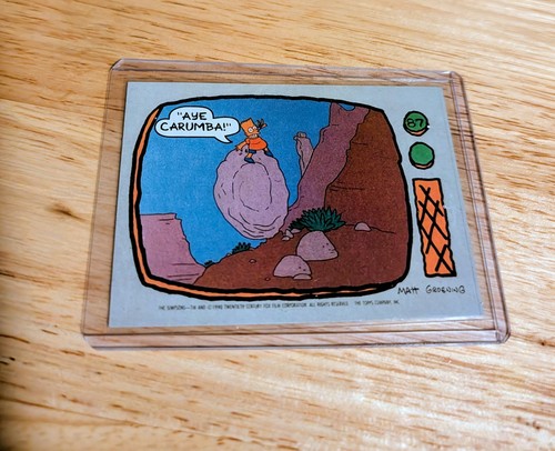 Topps 1990 the simpsons - the, puzzle