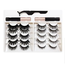TEN PAIR 3D MAGNETIC EYELASHES