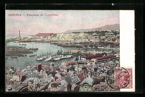 Genova panorama da - panorama,