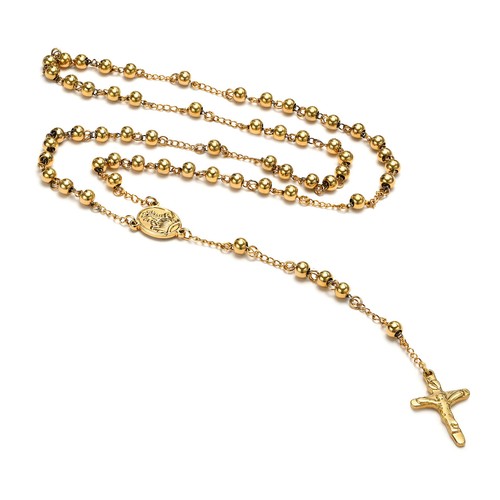 Collana perle rosario con - perle,