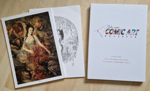 Lago como comic art - di,