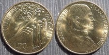 VATICAN CITY  # 20 lire 1988 -