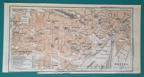 1936 mappa baedeker - 1936,