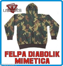 Felpa diabolik ninja mimetico - diabolik,