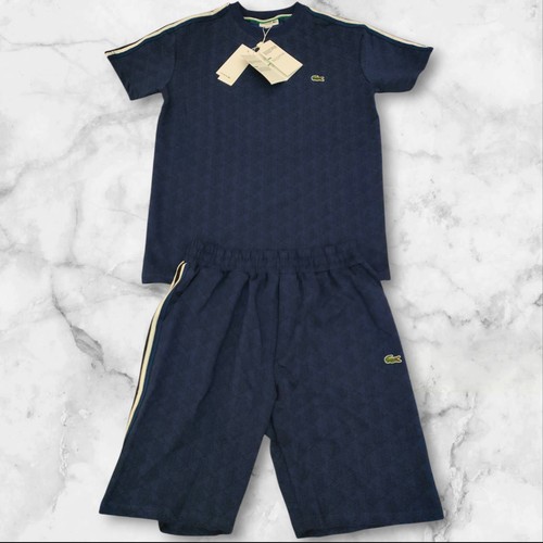 Completo lacoste monogram blu - completo,