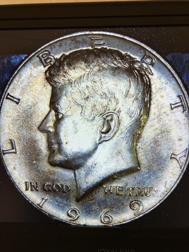 1969 kennedy mezzo dollaro - kennedy,