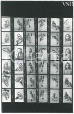 1980 ca ITALIA - MUSICA Elisabetta VIRGILI Foto con 36 provini 20x31 cm