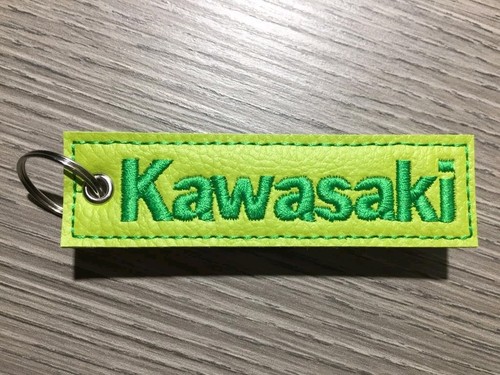 Portachiavi kawasaki ricamato - portachiavi,