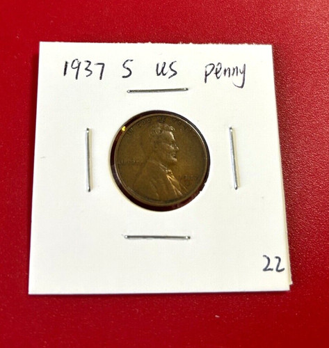 Moneta penny del - us, 1937