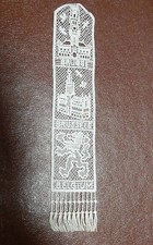 CROCHET  1880s bookmark