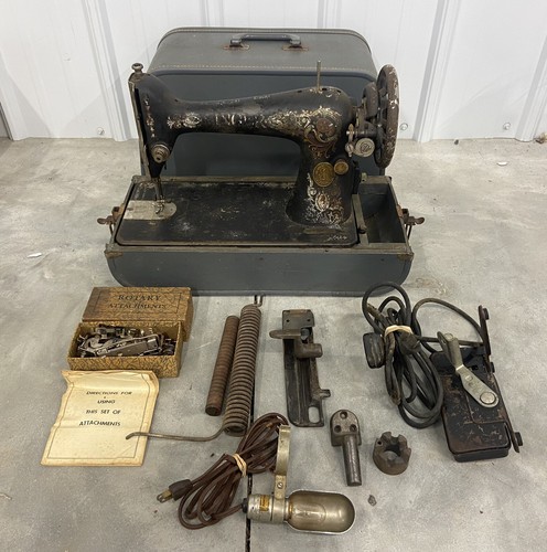 Antique singer sewing machine - singer,