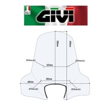 SOLO LASTRA Parabrezza PIAGGIO Liberty 50-125-150-200 2002 2003 2004 107A GIVI