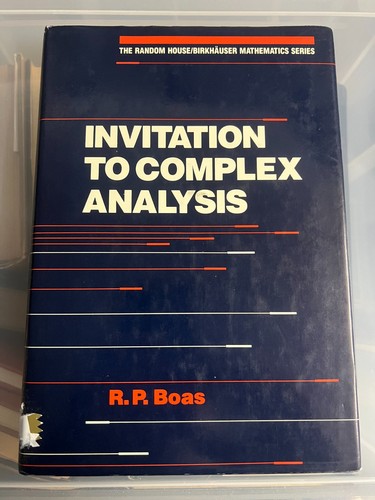 Invitation complex analysis - invitation,
