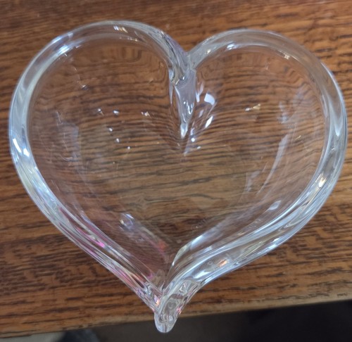 Ciotola cuore cristallo