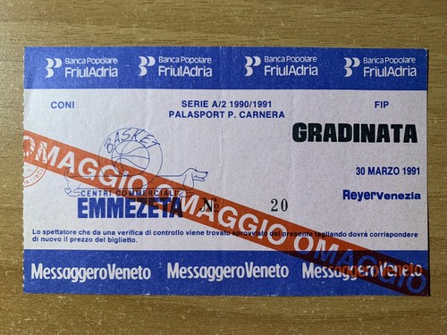 Biglietto emmezeta udine reyer - emmezeta, udine-reyer