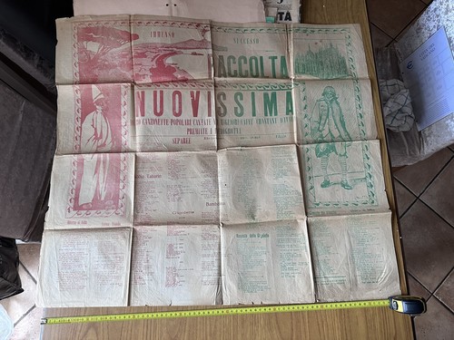 Antico manifesto raccolta - antico,