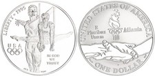 USA 1 DOLLARO ARGENTO 1995