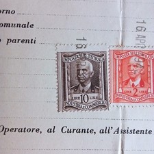 1942 Varietà Marca Da Bollo