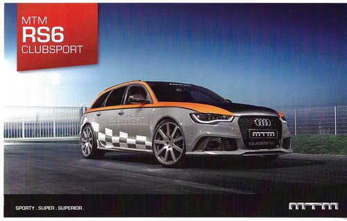 Mtm audi rs6 clubsport - clubsport, c2015