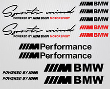Adesivo BMW Sports Mind M Performance Sticker M3 M5 M6 auto decalcomania sport tuning
