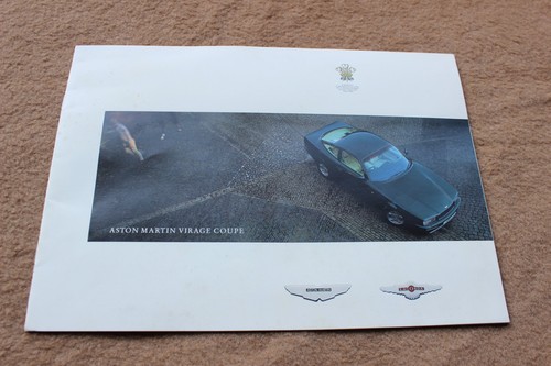 Brochure aston martin virage - aston,