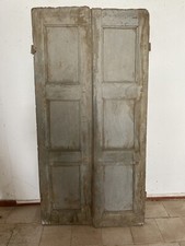 Porta Doppio Battente Noce Chiodi A Farfalla