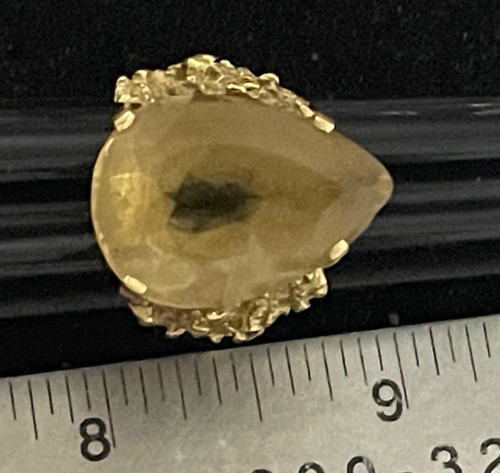 Anello solitario cocktail
