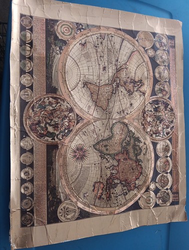 Mappa del mondo peter - mondo, di