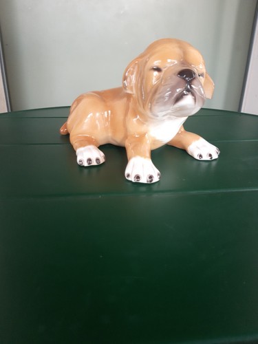 Ceramica cucciolo cane - ceramica, bulldog