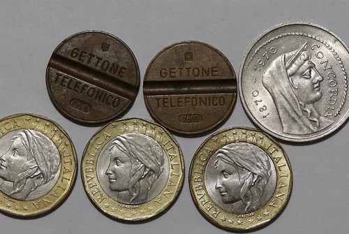 Monete 1000 lire italia lotto - lire,