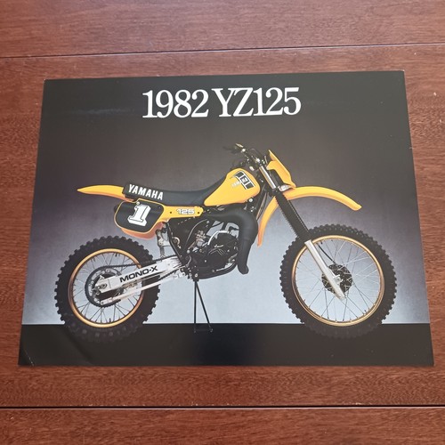 Yamaha 1982 yz125 brochure - yamaha,