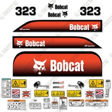 Adatto per Bobcat 323 Kit Decalcomanie Mini Escavatore (Serie Advantage) - 7 Anni 3M VINILE!