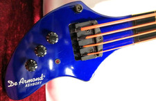 De Armond Ashbory basso da viaggio senza tasti blu