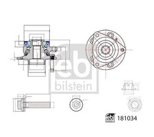 Kit cuscinetti ruota Febi