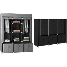 Homcom armadio tessuto - in, con