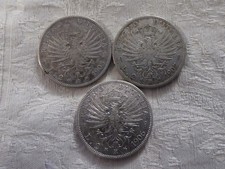 VITTORIO EMANUELE III LOTTO DI 3 MONETE IN ARGENTO  ANNI...1905..1906..1907