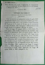REGIO DECRETO X CONCESSIONE