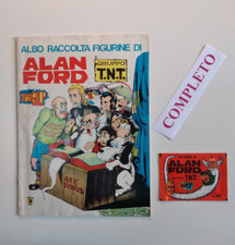 ALAN FORD Album Figurine COMPLETO + Bustina sigillata  Ed. Corno 1977   RARITA'